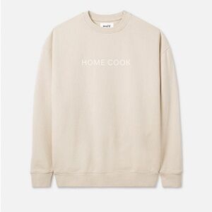 Mate the Label Caraway Home Cook Oversized Crew Neck Sweatshirt Cream - Sz M/L